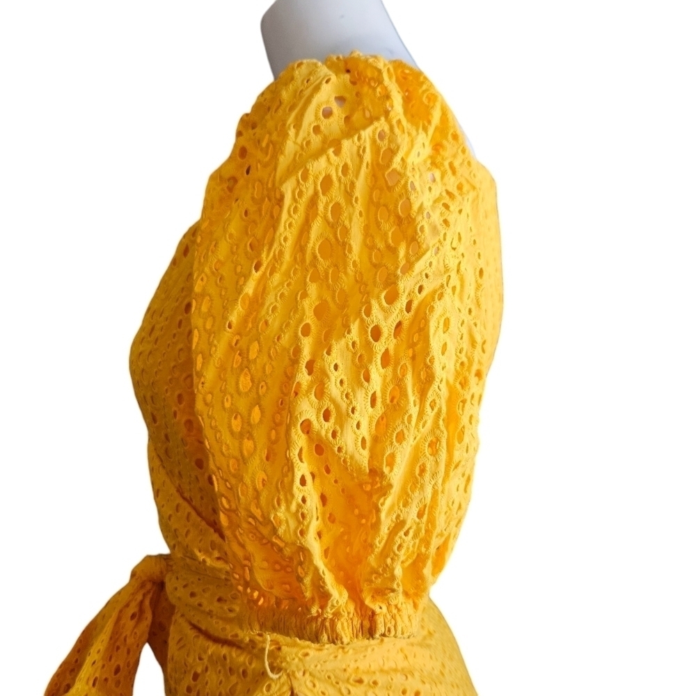 Sachin & Babi Davie Lace Mini Wrap Ruffle Dress Sz 4 NWOT Spring Easter - Picture 5 of 14
